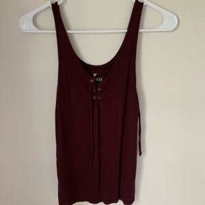 American Eagle soft and sexy maroon tank top
